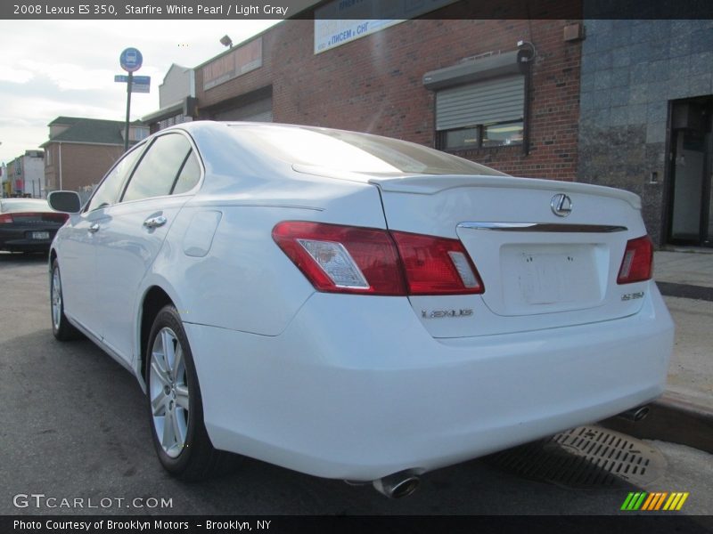 Starfire White Pearl / Light Gray 2008 Lexus ES 350