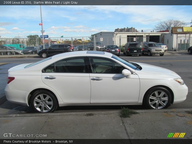 Starfire White Pearl / Light Gray 2008 Lexus ES 350