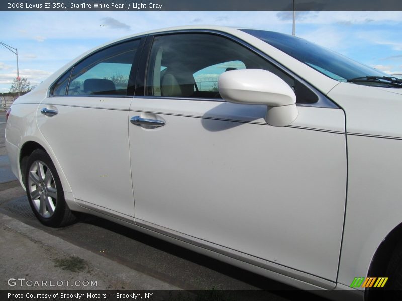 Starfire White Pearl / Light Gray 2008 Lexus ES 350