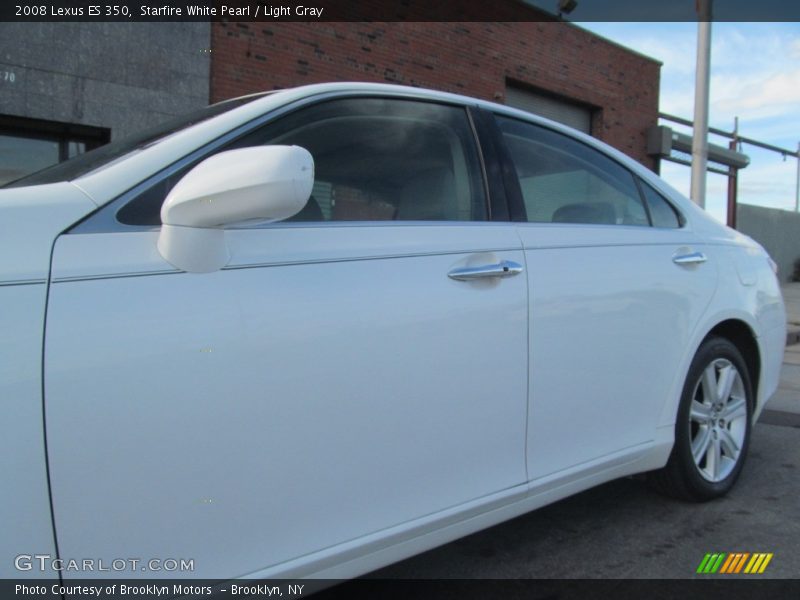 Starfire White Pearl / Light Gray 2008 Lexus ES 350