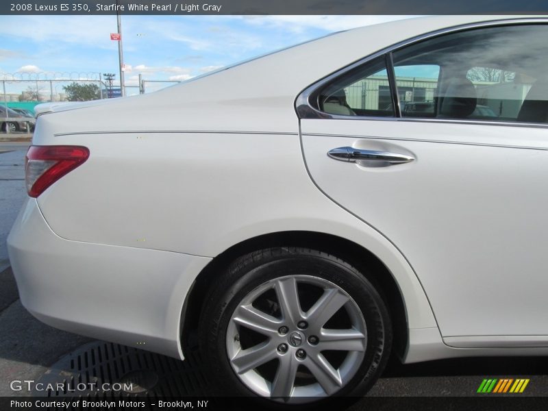 Starfire White Pearl / Light Gray 2008 Lexus ES 350