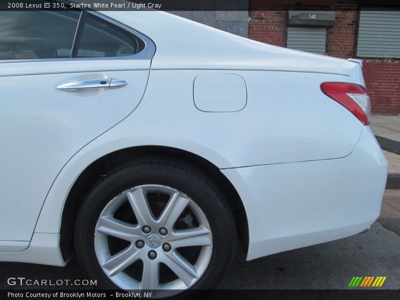 Starfire White Pearl / Light Gray 2008 Lexus ES 350