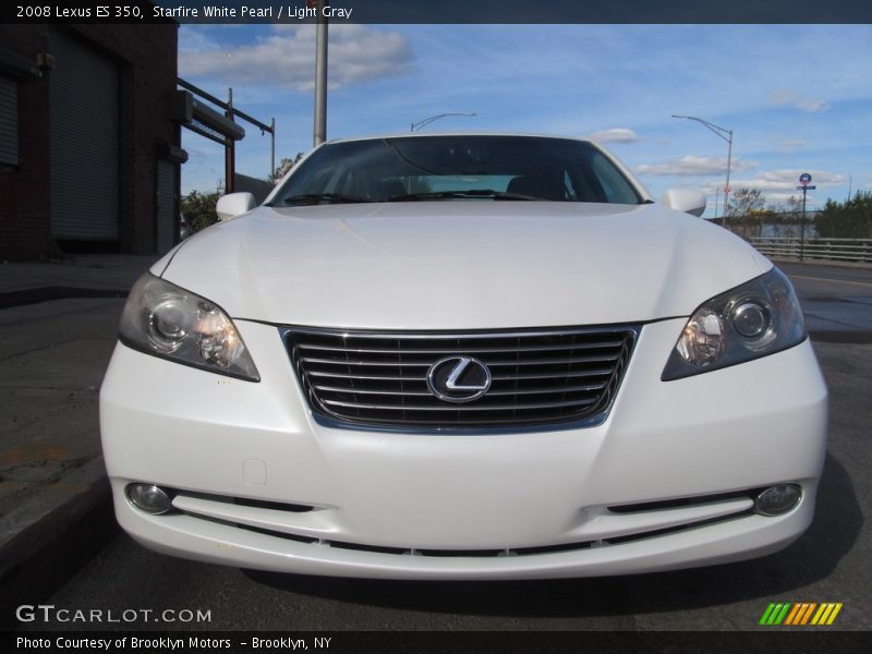 Starfire White Pearl / Light Gray 2008 Lexus ES 350