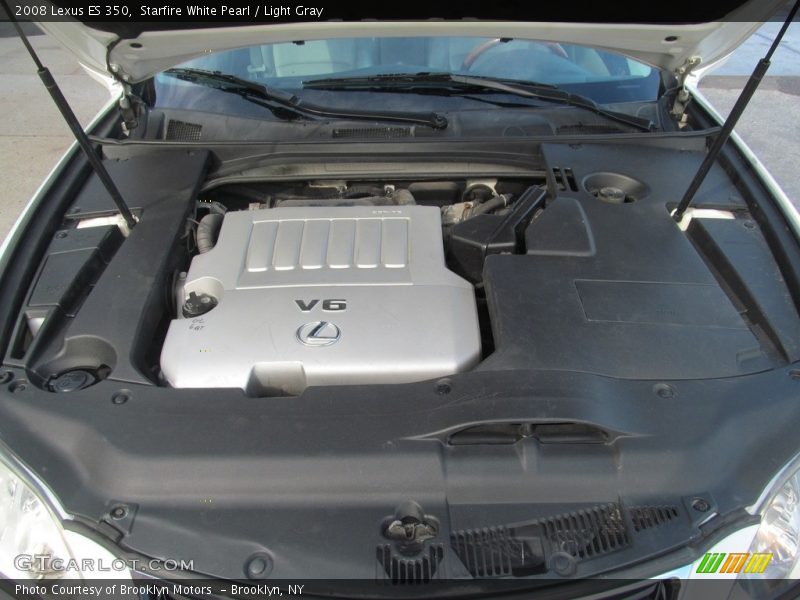 Starfire White Pearl / Light Gray 2008 Lexus ES 350