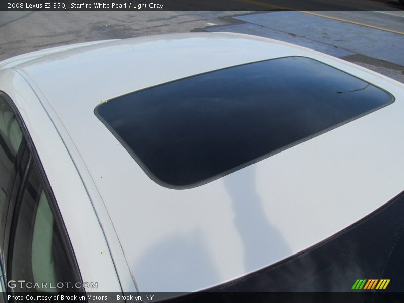 Starfire White Pearl / Light Gray 2008 Lexus ES 350
