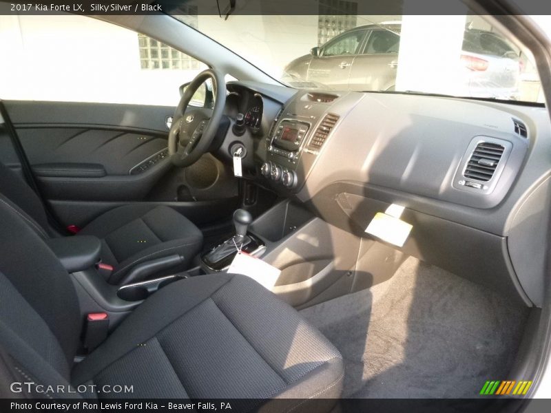 Silky Silver / Black 2017 Kia Forte LX