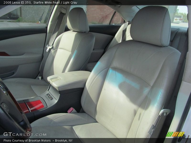 Starfire White Pearl / Light Gray 2008 Lexus ES 350