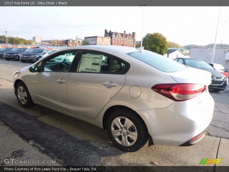 Silky Silver / Black 2017 Kia Forte LX