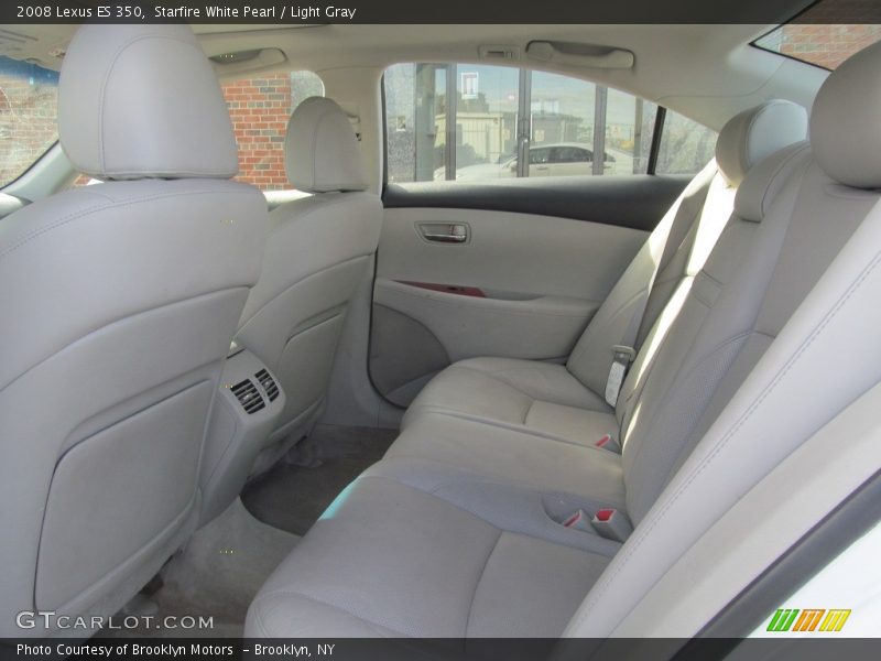 Starfire White Pearl / Light Gray 2008 Lexus ES 350