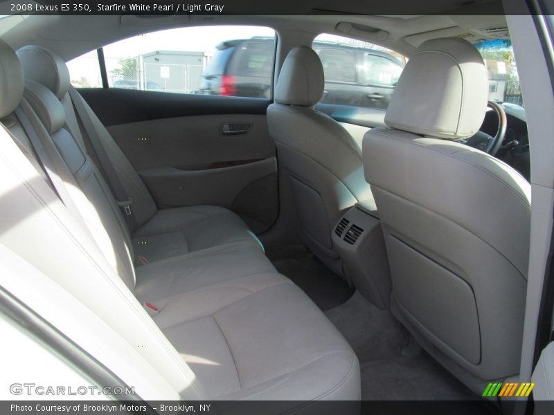 Starfire White Pearl / Light Gray 2008 Lexus ES 350