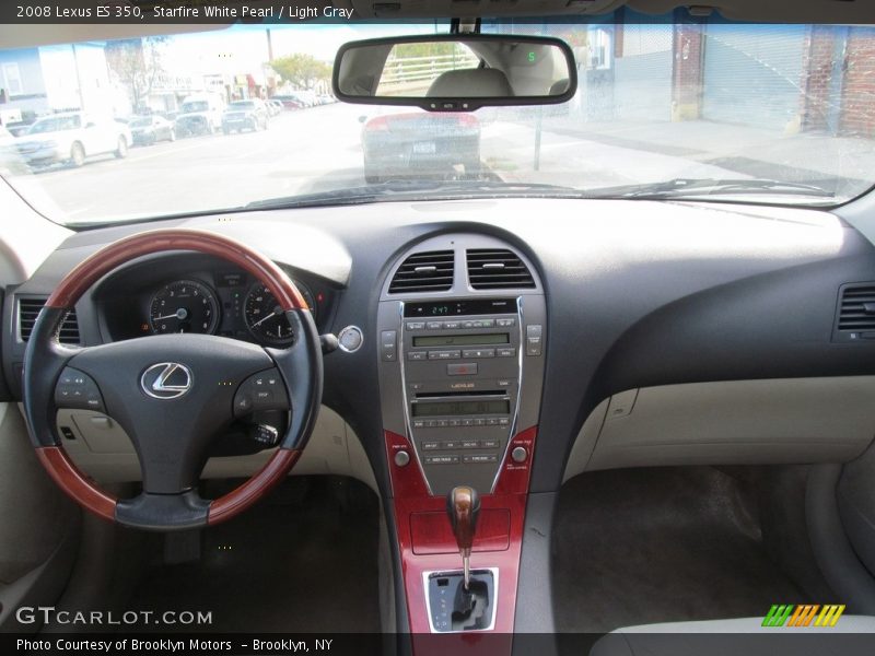 Starfire White Pearl / Light Gray 2008 Lexus ES 350