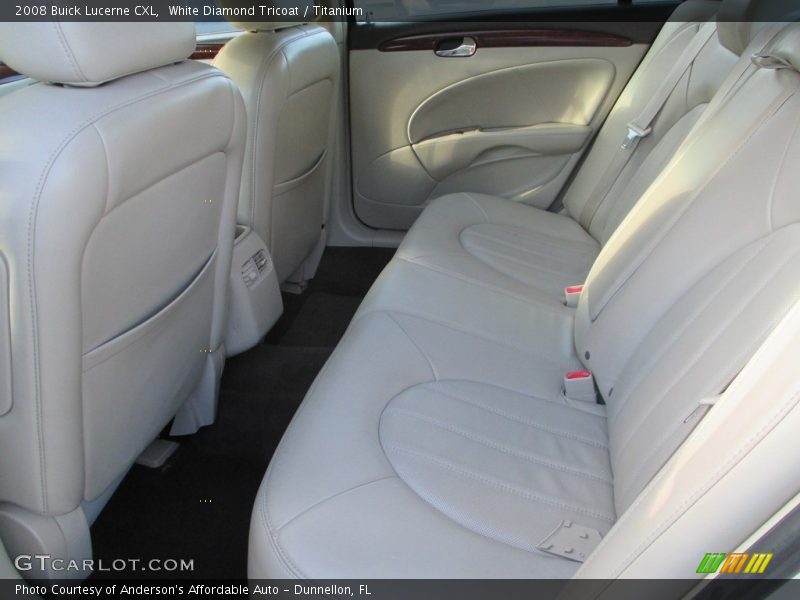 White Diamond Tricoat / Titanium 2008 Buick Lucerne CXL