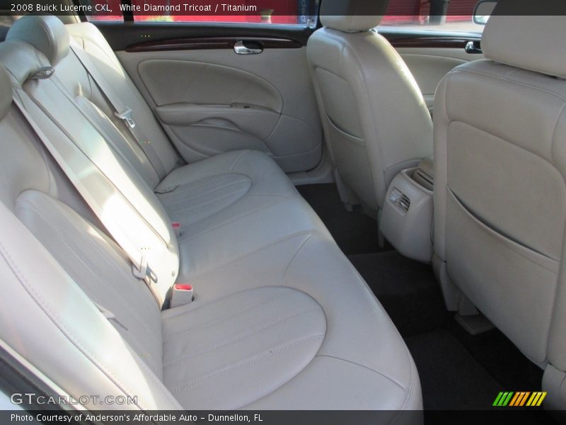 White Diamond Tricoat / Titanium 2008 Buick Lucerne CXL