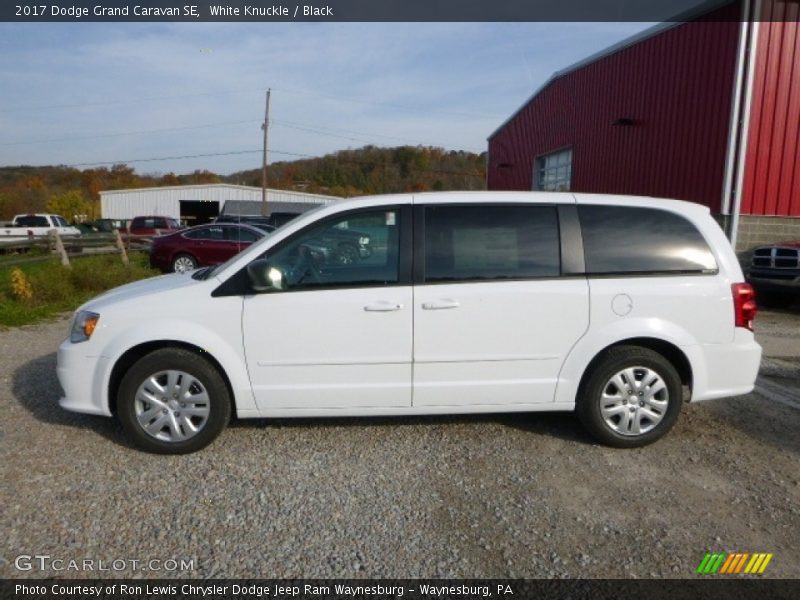White Knuckle / Black 2017 Dodge Grand Caravan SE