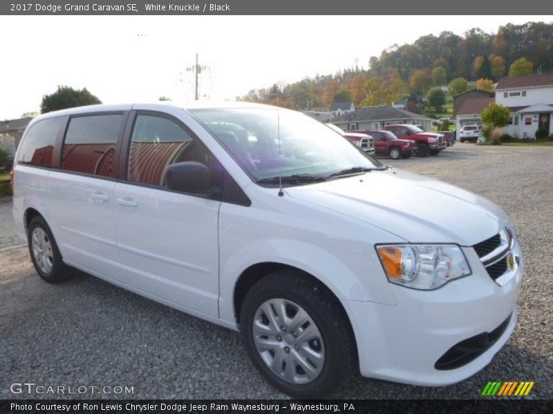 White Knuckle / Black 2017 Dodge Grand Caravan SE