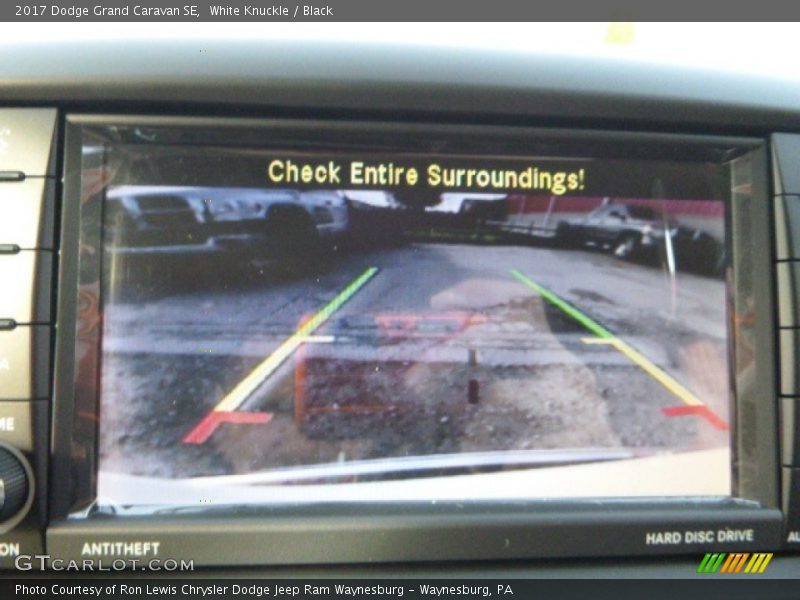 White Knuckle / Black 2017 Dodge Grand Caravan SE