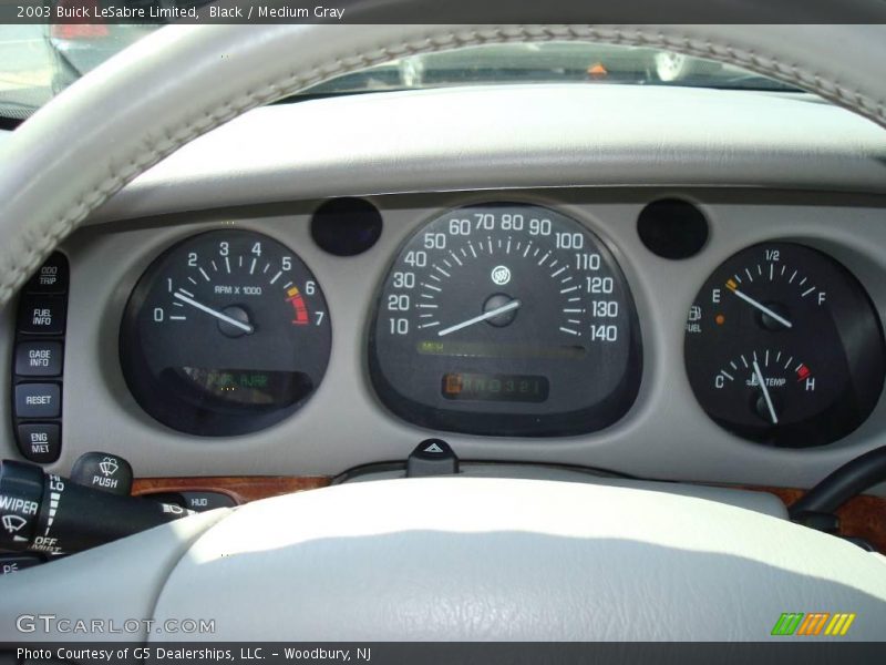 Black / Medium Gray 2003 Buick LeSabre Limited