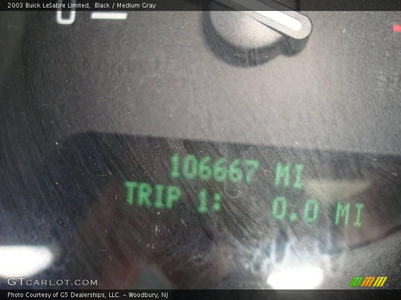 Black / Medium Gray 2003 Buick LeSabre Limited