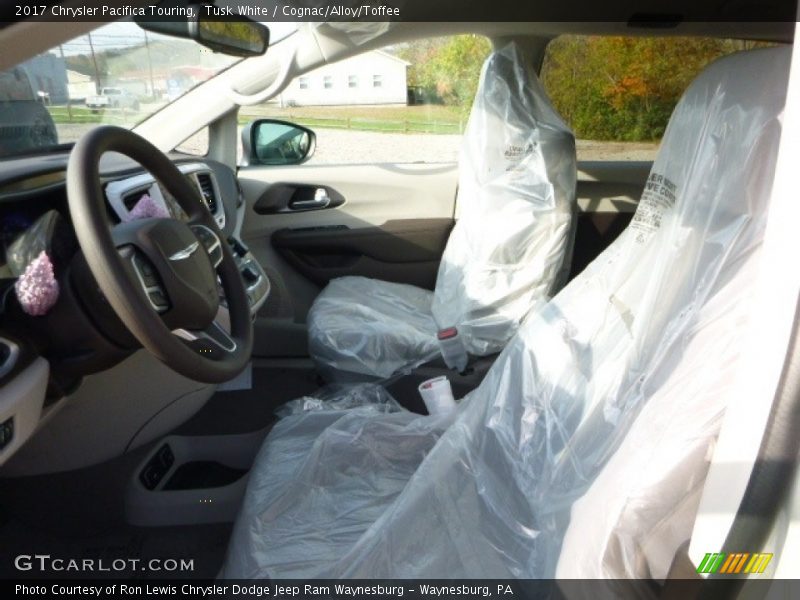 Tusk White / Cognac/Alloy/Toffee 2017 Chrysler Pacifica Touring