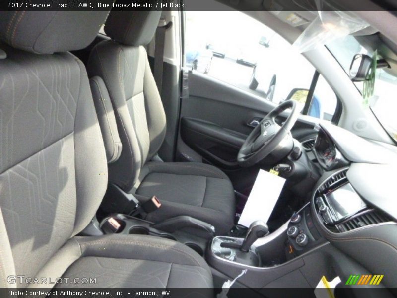 Blue Topaz Metallic / Jet Black 2017 Chevrolet Trax LT AWD