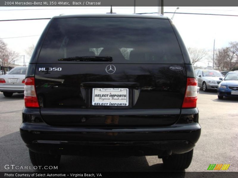 Black / Charcoal 2004 Mercedes-Benz ML 350 4Matic