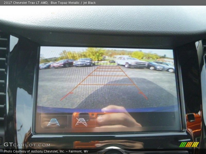 Blue Topaz Metallic / Jet Black 2017 Chevrolet Trax LT AWD