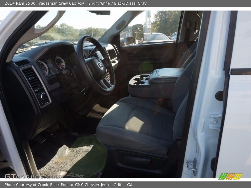Bright White / Black/Diesel Gray 2014 Ram 3500 Tradesman Crew Cab 4x4