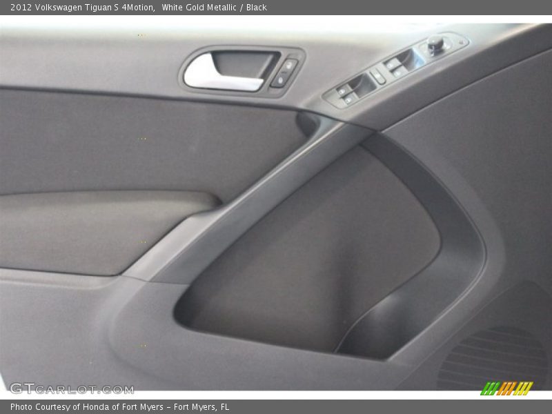 White Gold Metallic / Black 2012 Volkswagen Tiguan S 4Motion