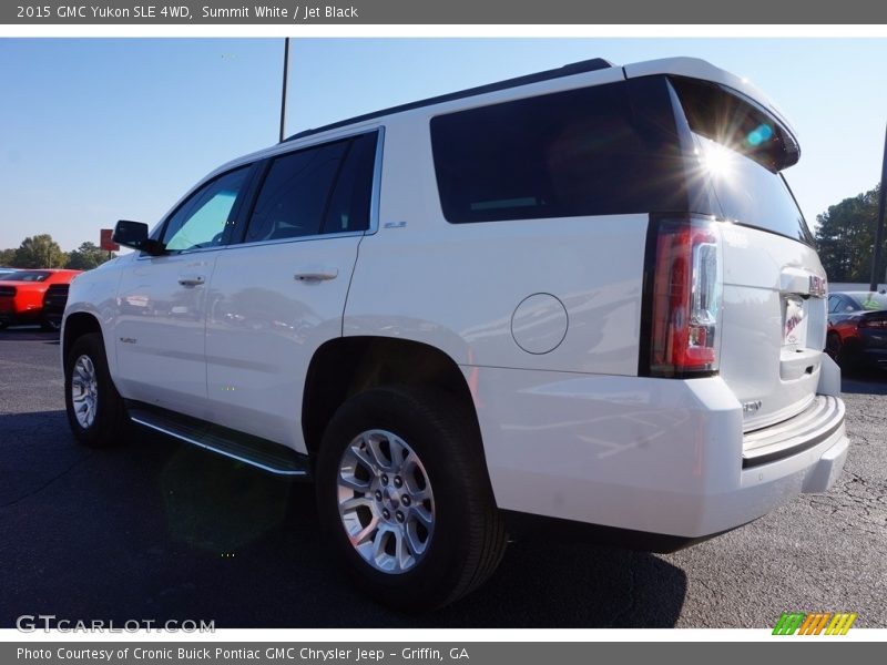 Summit White / Jet Black 2015 GMC Yukon SLE 4WD