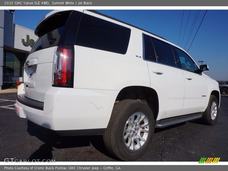 Summit White / Jet Black 2015 GMC Yukon SLE 4WD