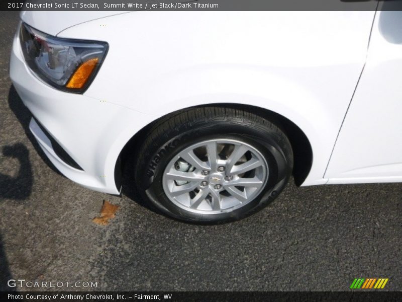 Summit White / Jet Black/Dark Titanium 2017 Chevrolet Sonic LT Sedan