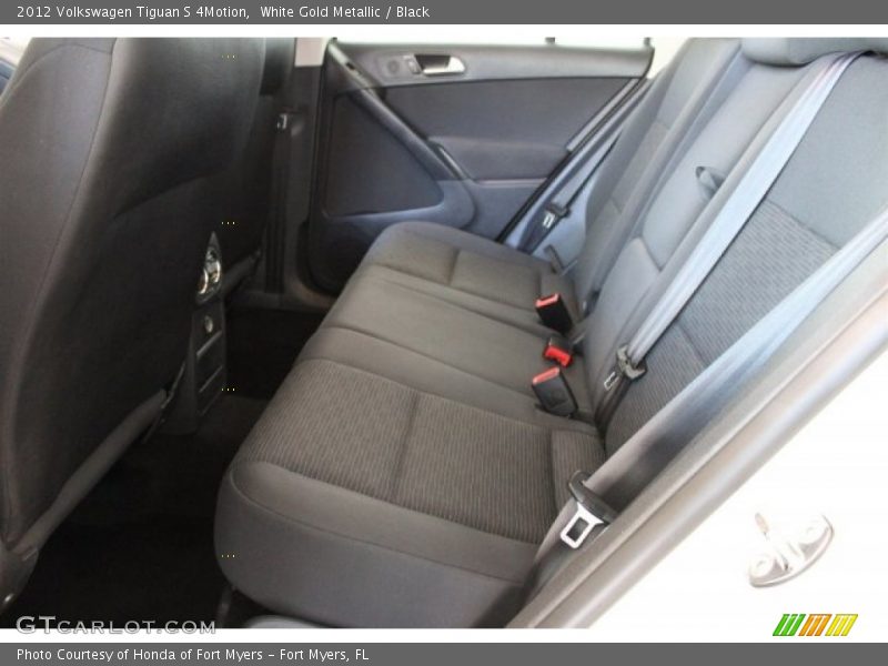 White Gold Metallic / Black 2012 Volkswagen Tiguan S 4Motion