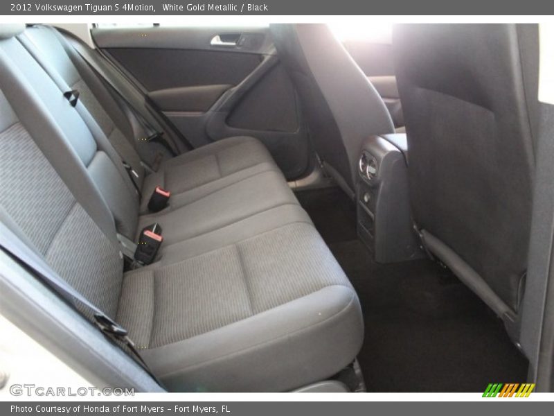White Gold Metallic / Black 2012 Volkswagen Tiguan S 4Motion