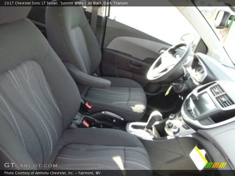 Summit White / Jet Black/Dark Titanium 2017 Chevrolet Sonic LT Sedan