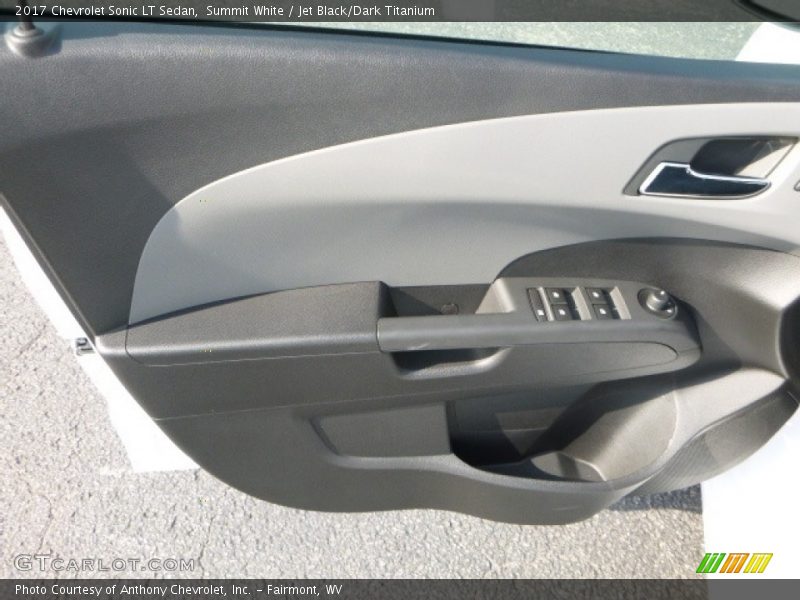 Summit White / Jet Black/Dark Titanium 2017 Chevrolet Sonic LT Sedan