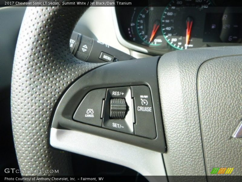 Controls of 2017 Sonic LT Sedan