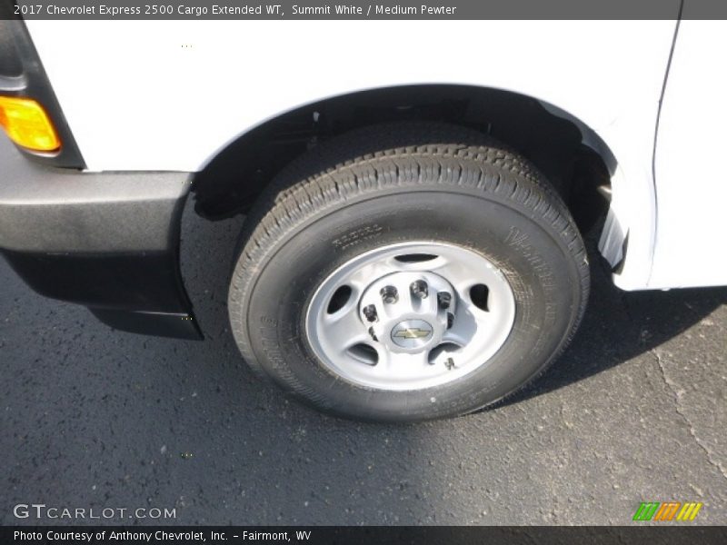 Summit White / Medium Pewter 2017 Chevrolet Express 2500 Cargo Extended WT