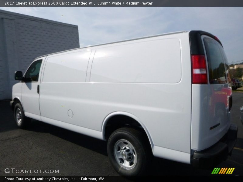 Summit White / Medium Pewter 2017 Chevrolet Express 2500 Cargo Extended WT