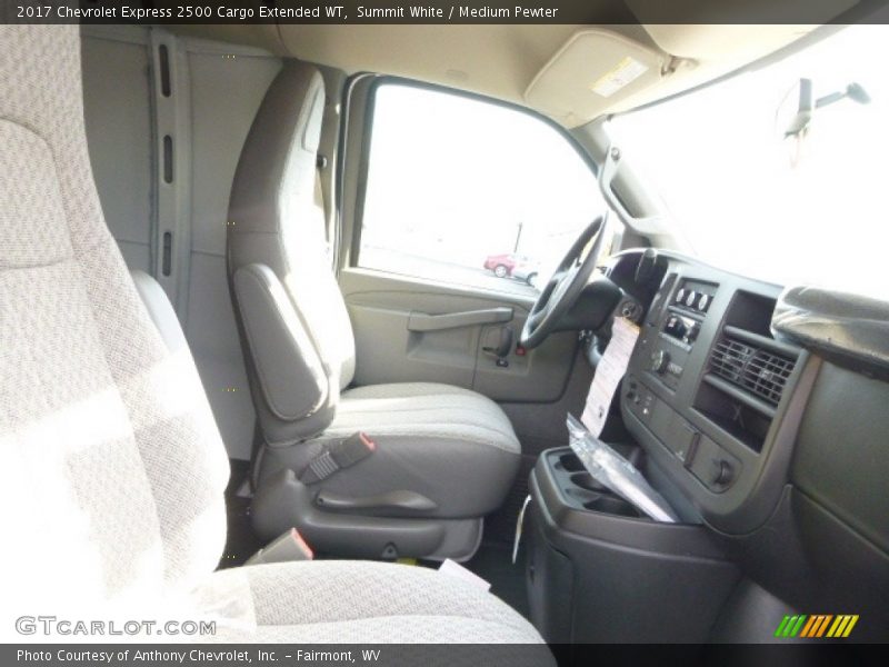 Summit White / Medium Pewter 2017 Chevrolet Express 2500 Cargo Extended WT