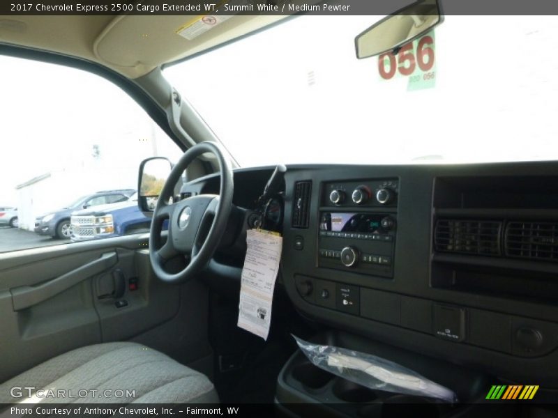 Summit White / Medium Pewter 2017 Chevrolet Express 2500 Cargo Extended WT