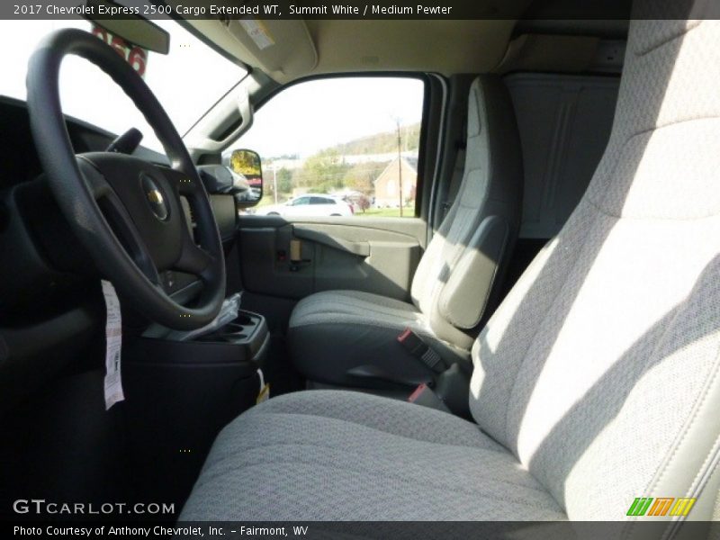 Summit White / Medium Pewter 2017 Chevrolet Express 2500 Cargo Extended WT