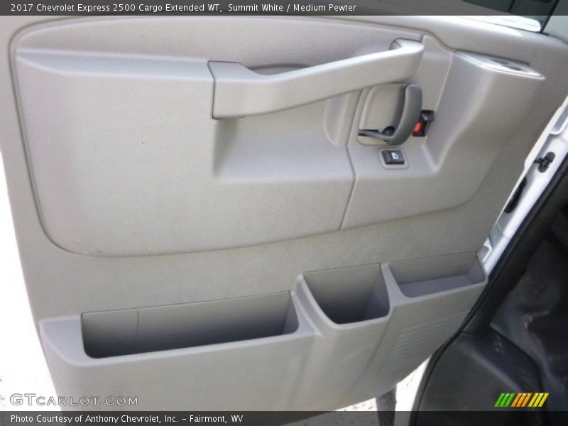 Summit White / Medium Pewter 2017 Chevrolet Express 2500 Cargo Extended WT