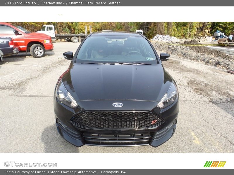 Shadow Black / Charcoal Black Recaro Leather 2016 Ford Focus ST