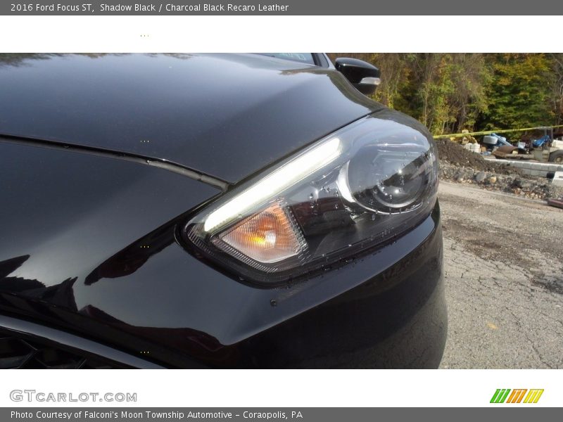 Shadow Black / Charcoal Black Recaro Leather 2016 Ford Focus ST