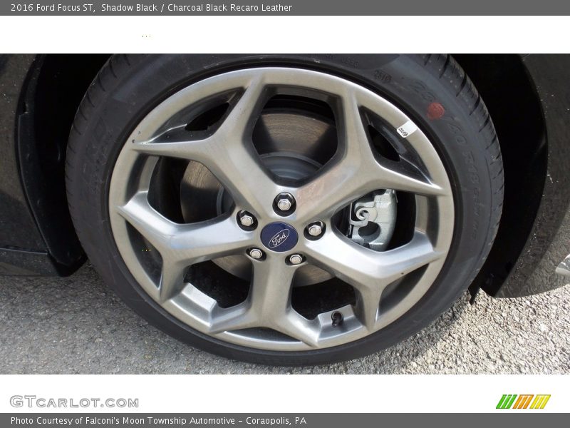 Shadow Black / Charcoal Black Recaro Leather 2016 Ford Focus ST