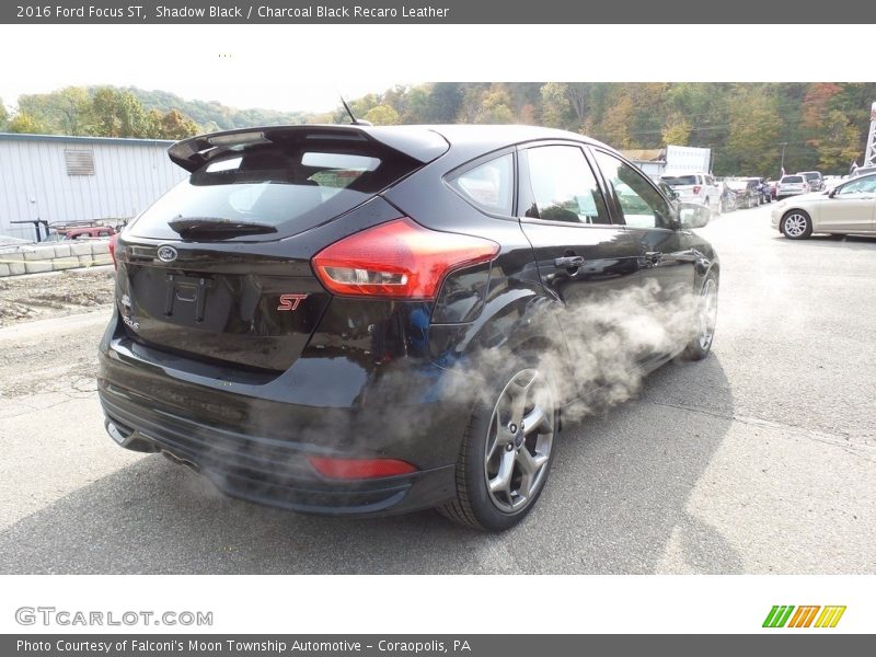 Shadow Black / Charcoal Black Recaro Leather 2016 Ford Focus ST