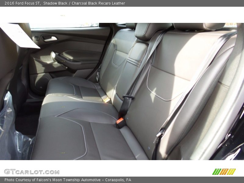 Shadow Black / Charcoal Black Recaro Leather 2016 Ford Focus ST
