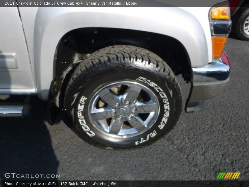 Sheer Silver Metallic / Ebony 2011 Chevrolet Colorado LT Crew Cab 4x4
