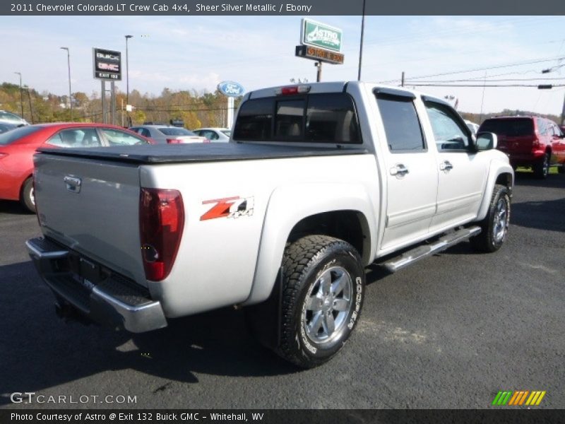 Sheer Silver Metallic / Ebony 2011 Chevrolet Colorado LT Crew Cab 4x4