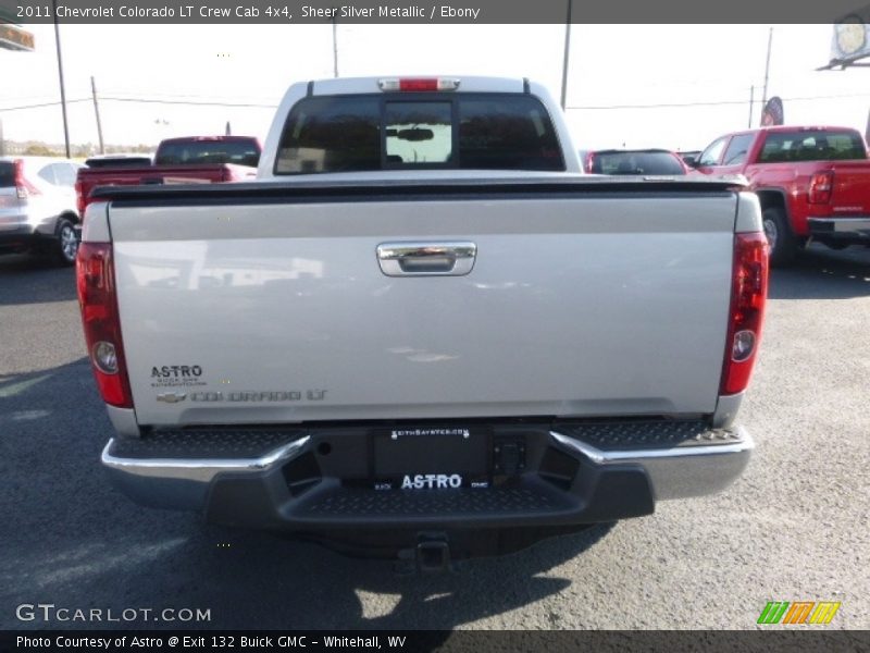 Sheer Silver Metallic / Ebony 2011 Chevrolet Colorado LT Crew Cab 4x4